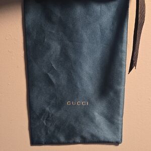 Gucci Green Satin Dustbag